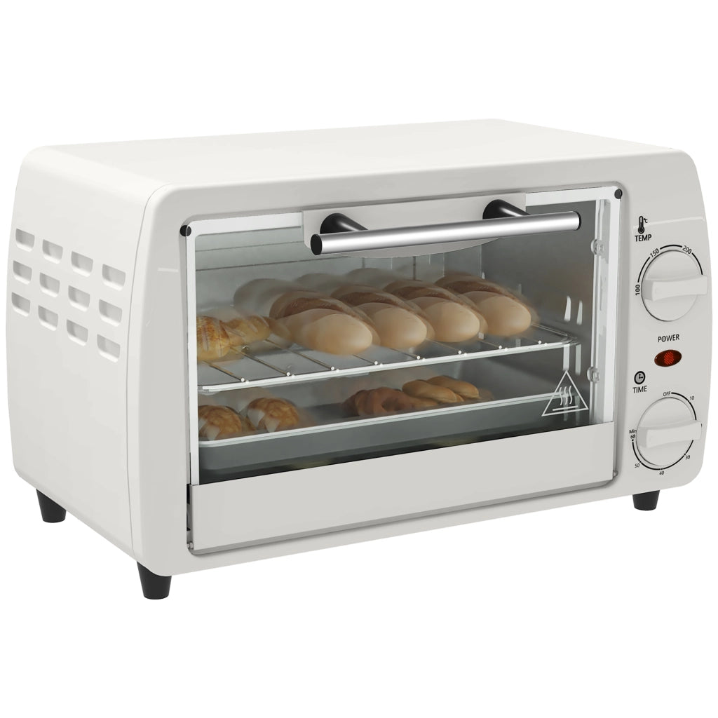 Mini Forno Tostapane ¨C zephmum ¨C 1 Griglia 1 Vassoio 10L 36.5x26x22cm Cremewei?