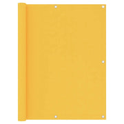 Schermo per balcone schermo per la privacy 120 x 600 cm tessuto Oxford giallo 02_0010190
