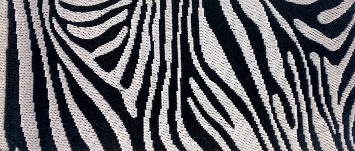 Set Asciugamani Made In Italy In Spugna  100% Cotone -ZEBRATA BIANCA