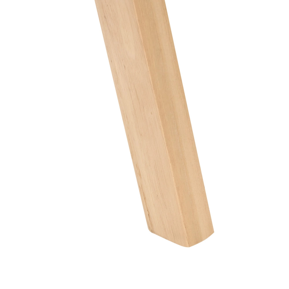 Poltrona da Soggiorno Senza Braccioli bouclè beige capitonnè Verticale Gambe In Legno