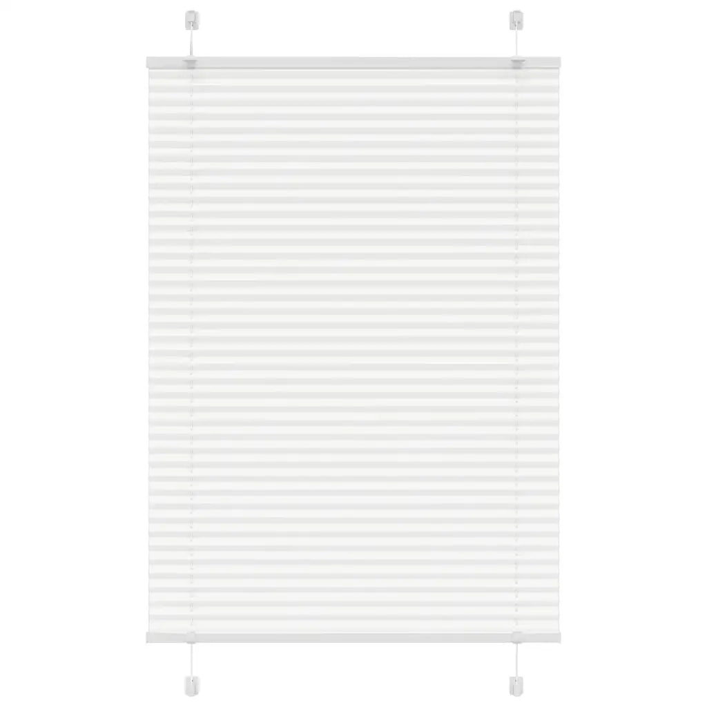 Tenda Plissettata Bianca 85x150 cm Larghezza Tessuto 84,4 cm