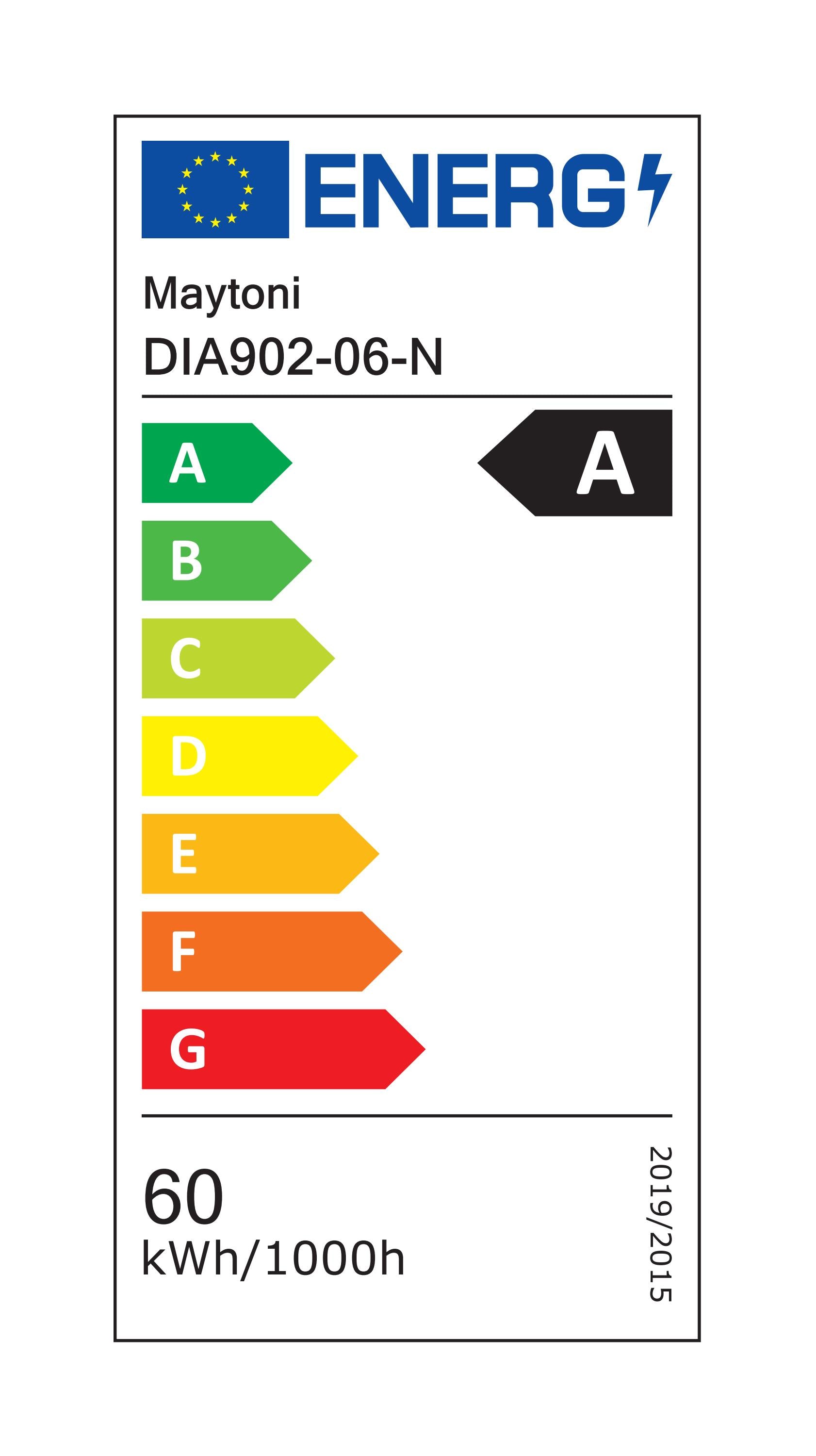 Lampadario Modern in Metallo Broche Nickel