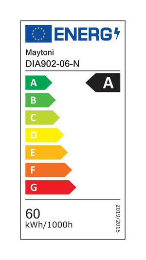 Lampadario Modern in Metallo Broche Nickel