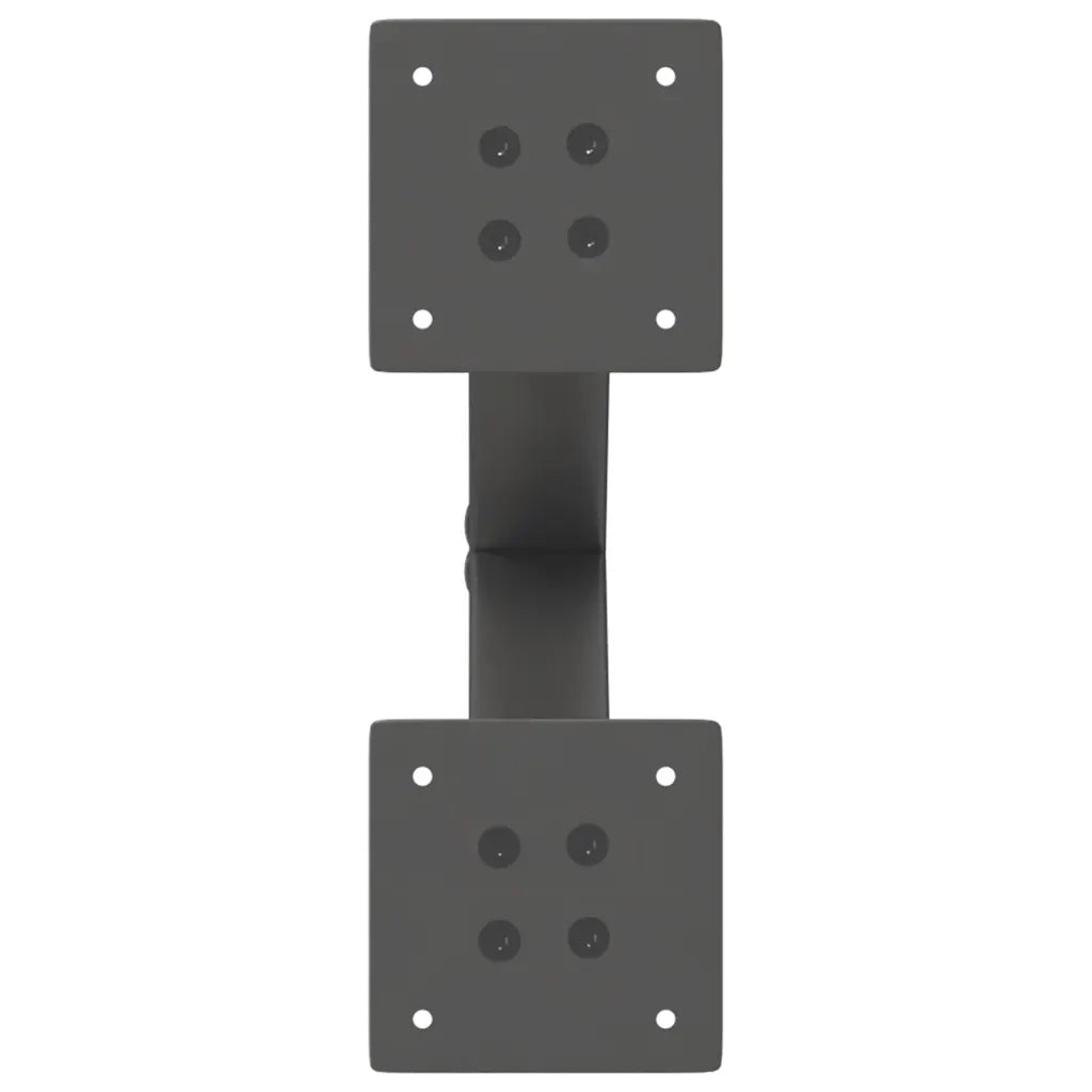 vidaXL Gambe per Tavolino da Caffè a Forma di X 2 pz Antracite 37x(30-31) cm Acciaio