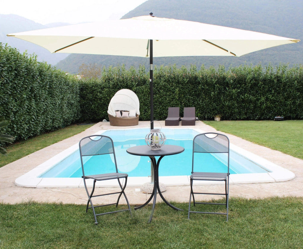 Ombrellone da Giardino 2x3 m Palo Ø38 mm Nice in Alluminio Antracite