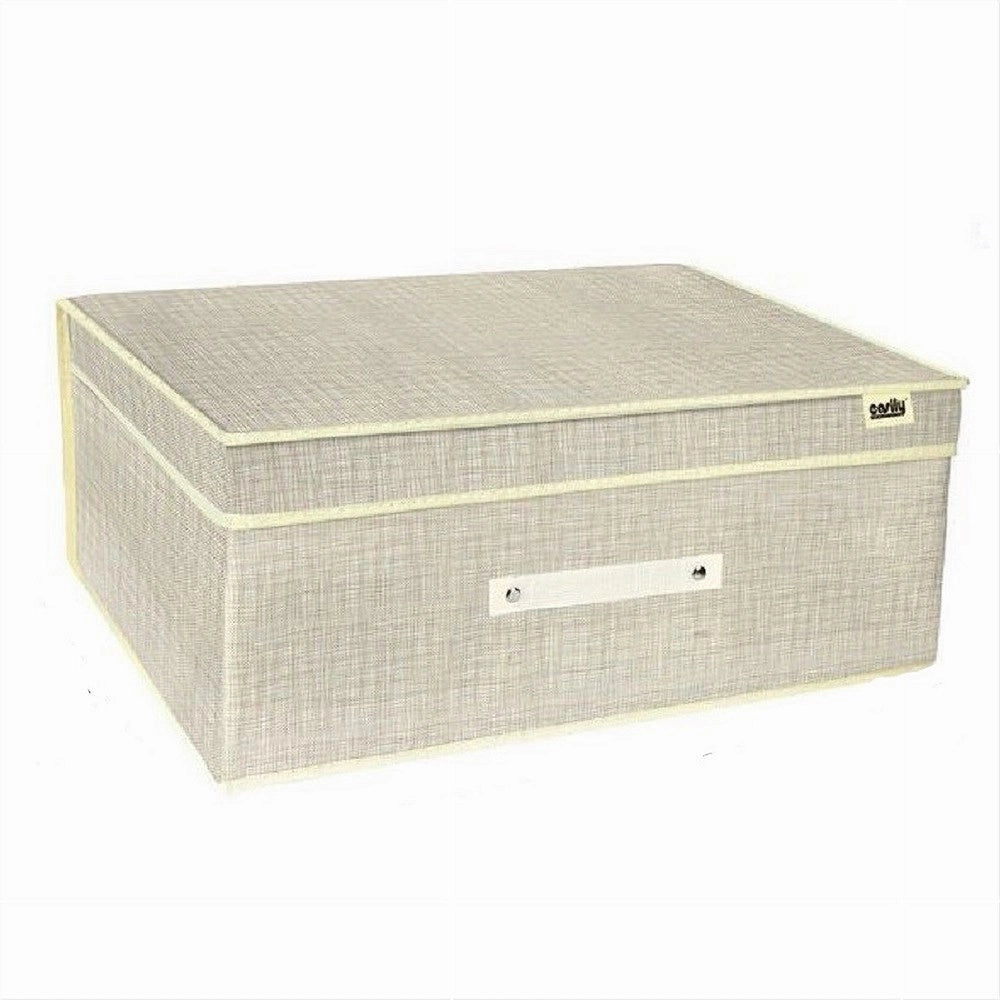 Trade Shop - Box Scatola Salvaspazio Portatutto Contenitore Organizer 70 X 40 X 20 Cm 69697 -