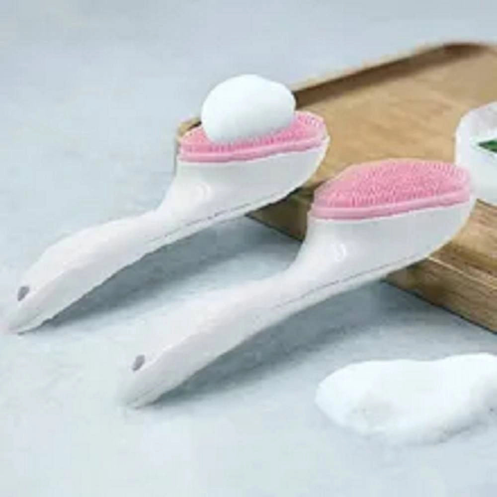 Trade Shop - Spazzola Per Lavaggio Viso In Silicone Pulizia Profonda Manuale Massaggio Facciale -