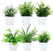 6 piante artificiali per decorazione elegante in casa e in ufficio