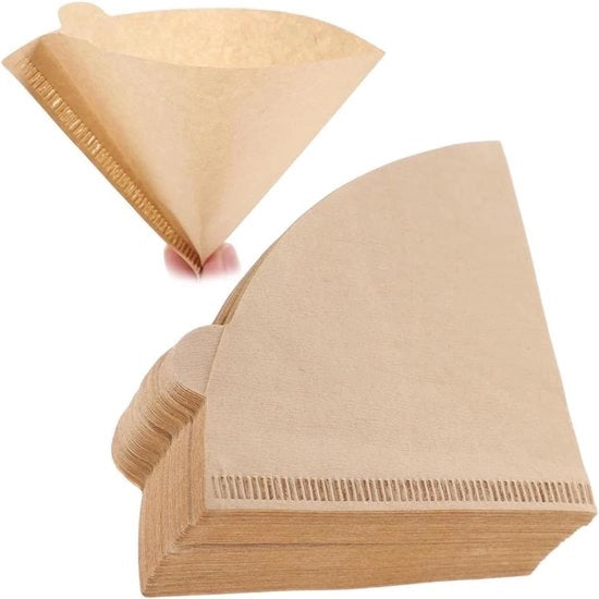 Filtro per caffè in carta - Dimensione 1 - 200 pezzi - Filtro a forma per caffè pulito