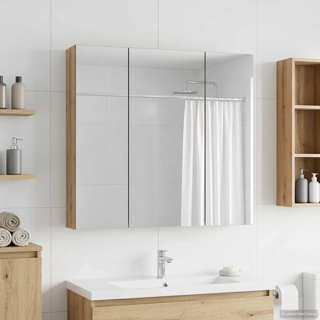 Mobiletto per specchio da bagno Rovere Artigianale 889094