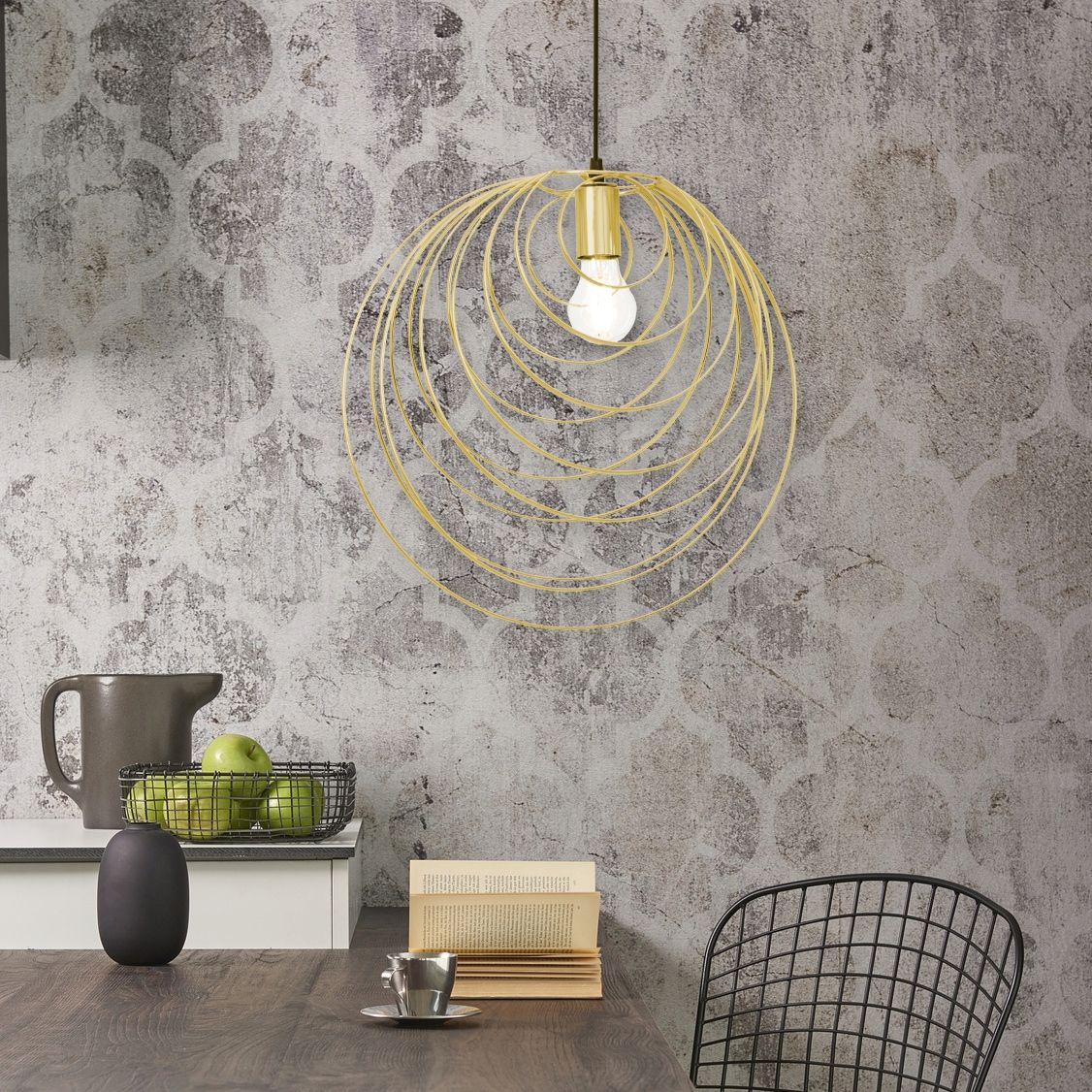 Lampa Da Soffitto Geometrico Gold APP428-1CP