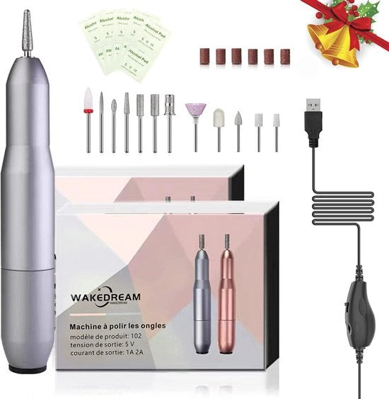 Verricciatore elettrico per unghie - senza unghie - manicure - pedicure - anche per unghie in gel - cura per unghie perfetta