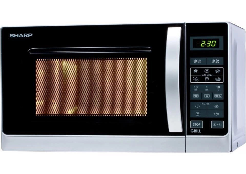 Sharp R-642INW forno a microonde Superficie piana 20 L 800 W Argento