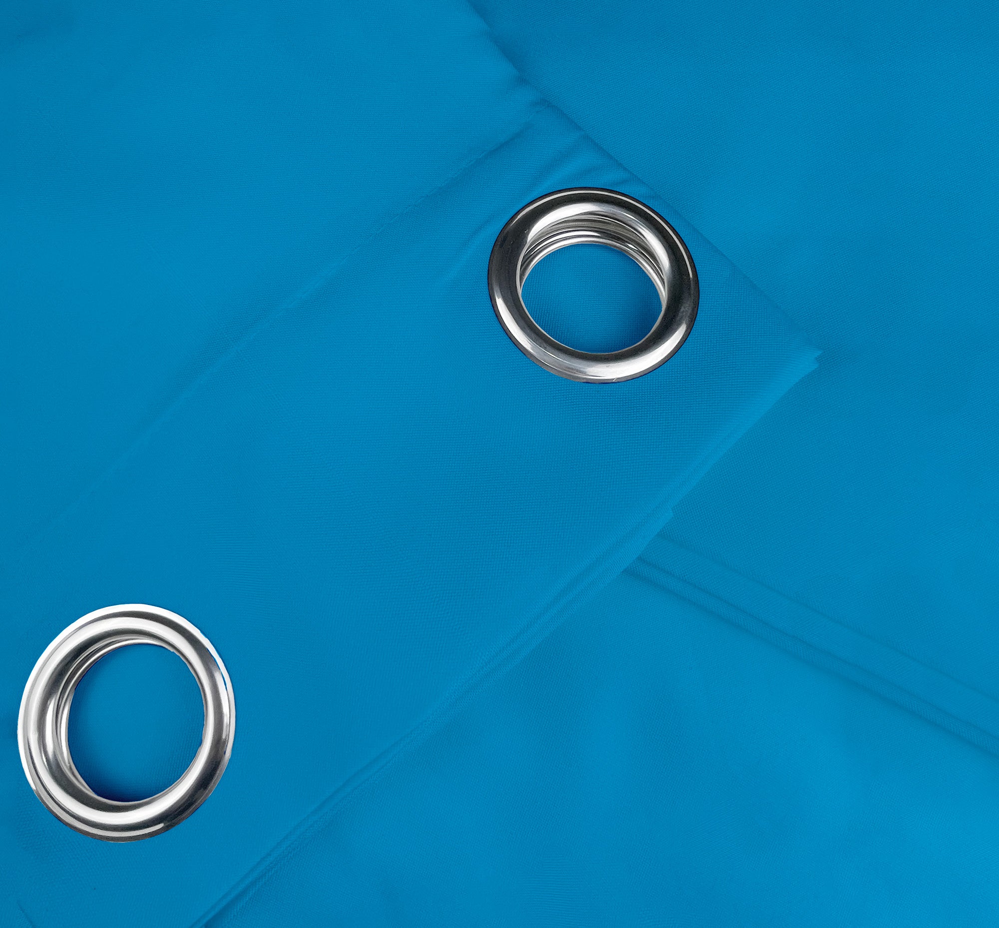 Tenda Semioscurante 140 x 290 Cm Moderne Con Occhielli  Azzurro - 2 Tende