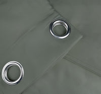 Tenda Semioscurante 140 x 290 Cm Moderne Con Occhielli  Grigio - 2 Tende