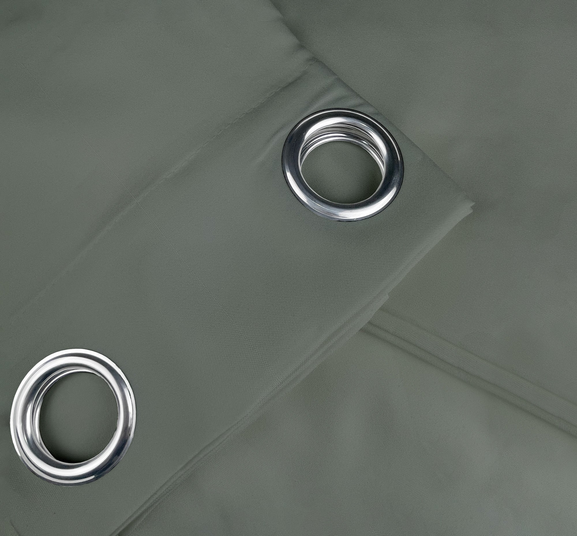 Tenda Semioscurante 140 x 290 Cm Moderne Con Occhielli  Grigio - 2 Tende