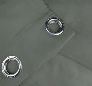 Tenda Semioscurante 140 x 290 Cm Moderne Con Occhielli  Grigio - 2 Tende