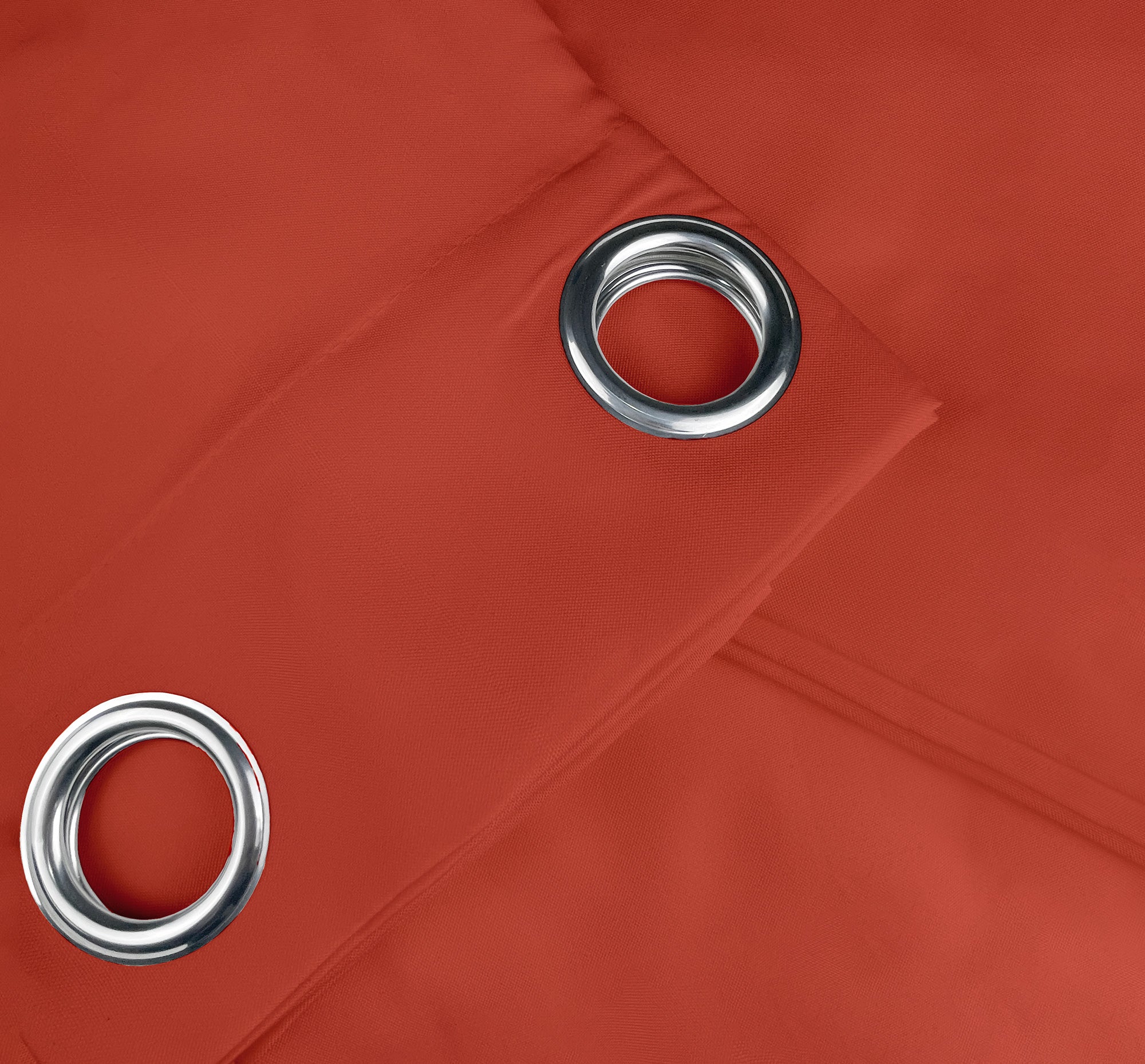 Tenda Semioscurante 140 x 290 Cm Moderne Con Occhielli  Terracotta - 2 Tende