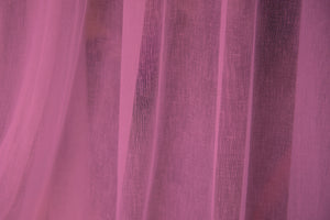 Coppia Tendine Tende 60 x 150 Cm Finestra Semi Oscuranti A Tinta Unita Leggera Cucina Camera Cameretta 2 Pannelli Lilla