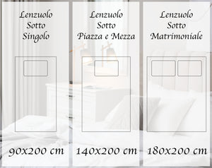 Lenzuolo Sotto Con Angoli Elastici 100% Puro Cotone  Rosa - Singolo