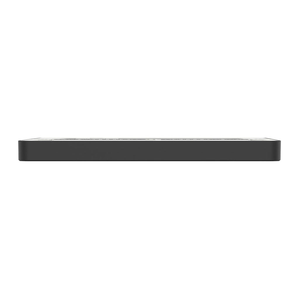 Plafoniera LED quadrata moderna 29,5cm nera 24W EVORA Milagro