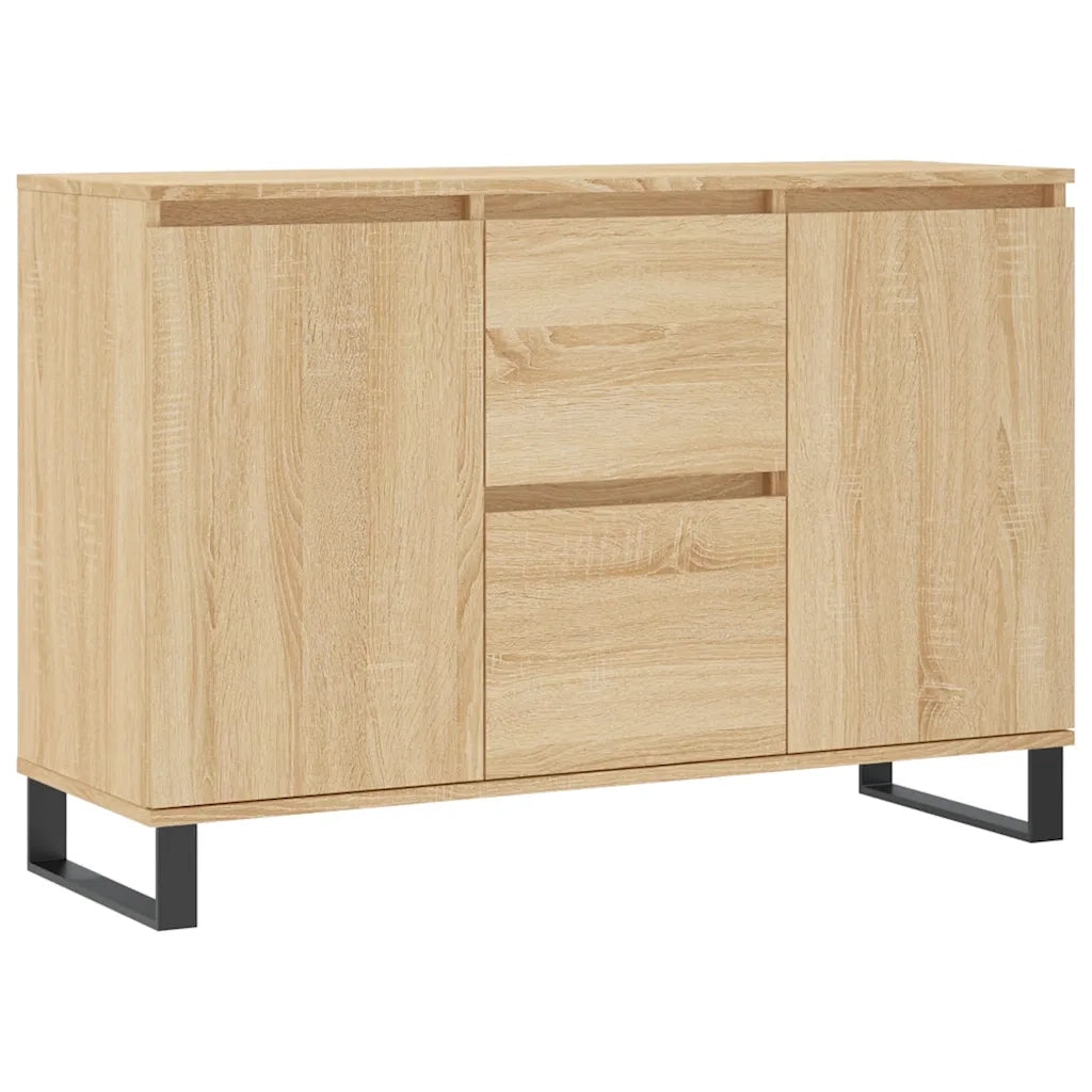 Credenza Rovere Sonoma 101,5x35x70 cm in Legno Multistrato 827215