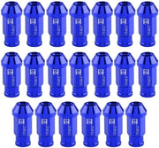 Frazionatore 20 pezzi - Cinghia di scorrimento - Cerchio da gara - Viti in alluminio - M12X1.5 - Blu rosso nero argento - Offerta conveniente