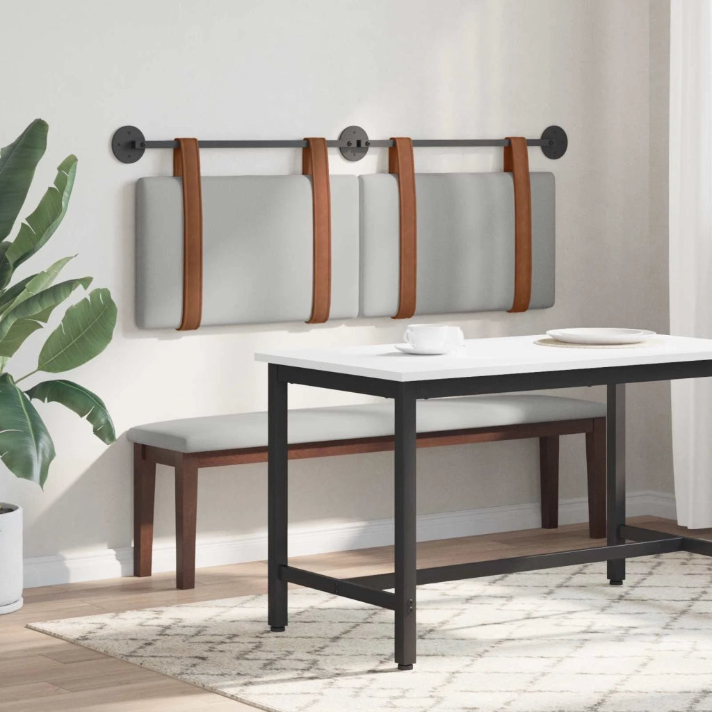 Testata appesa Grigio Nuvola 130 x 55 x 5 cm PU Antico