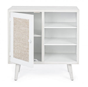 Credenza 1 Anta 3 Ripiani Montiel in Legno