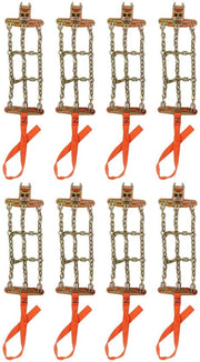 Catena per Gomme Verstilizzabile in Acciaio - Antiscivolo - Installazione Facile - Adatta per Gomme da 165 a 265 mm - Maggiore Sicurezza - Catena per Gomme