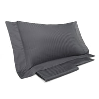 Set Lenzuola Matrimoniali Sopra Sotto e Federe Tinta Unita Mitera Rubino Piombo