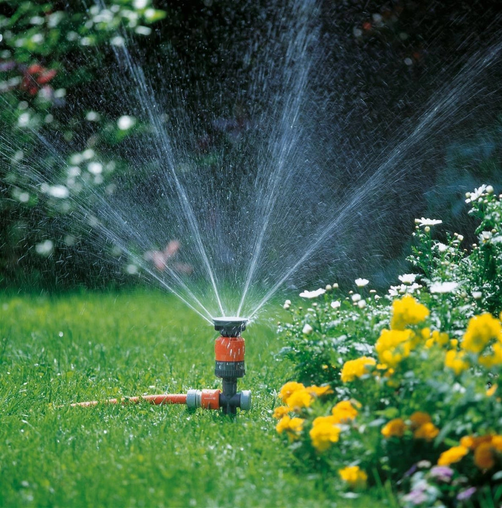 Gardena 1949-20 Irrigatore circolare Comfort Vario con settore regolabile da 90° a 360° gittata 8,5 m area fino a 225 m² colore Nero