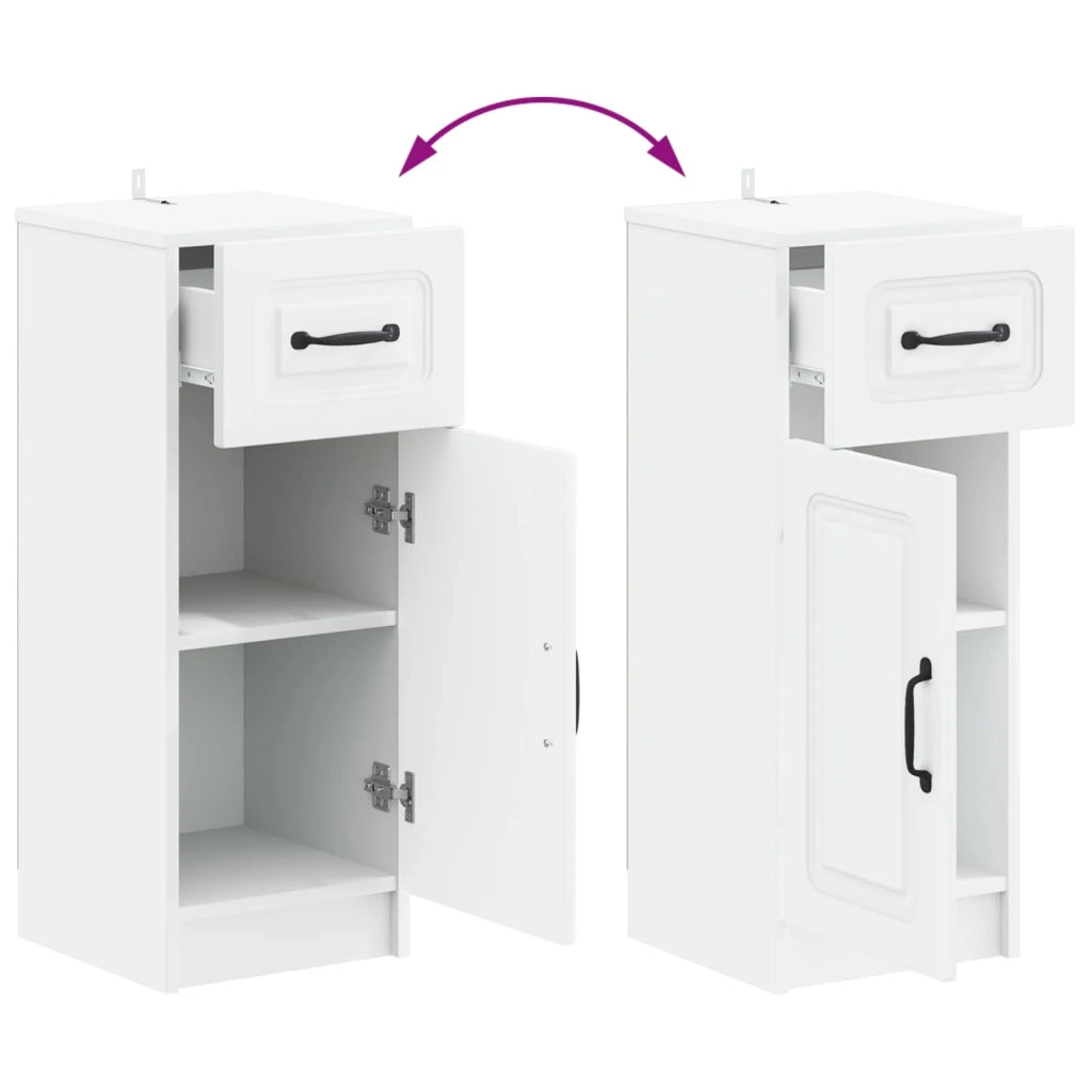 Mobiletto da Bagno UTRECHT Bianco 30 x 31 x 77 cm 897705