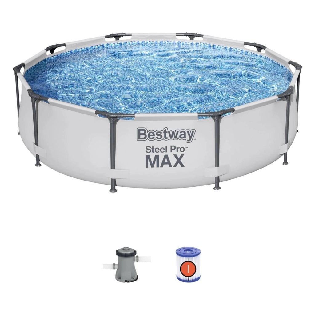 PISCINA BESTWAY FUORI TERRA STRUTTURA 305 X 76 CM COMPLETA DI POMPA FILTRO