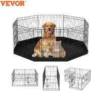 JK24 - Recinti per cani - Recinto per cani - Benches per cani - con 8 pannelli - Recinti per cani pieghevoli - inclusa la pista - 8 pannelli - 160cm di diametro