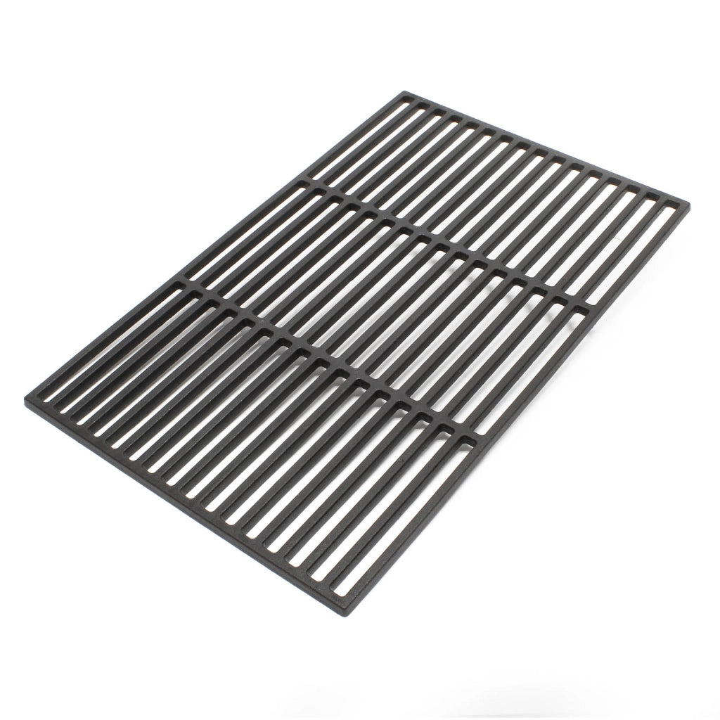 Griglia rettangolare in ghisa 54 x 34 cm per barbecue a carbone e a gas