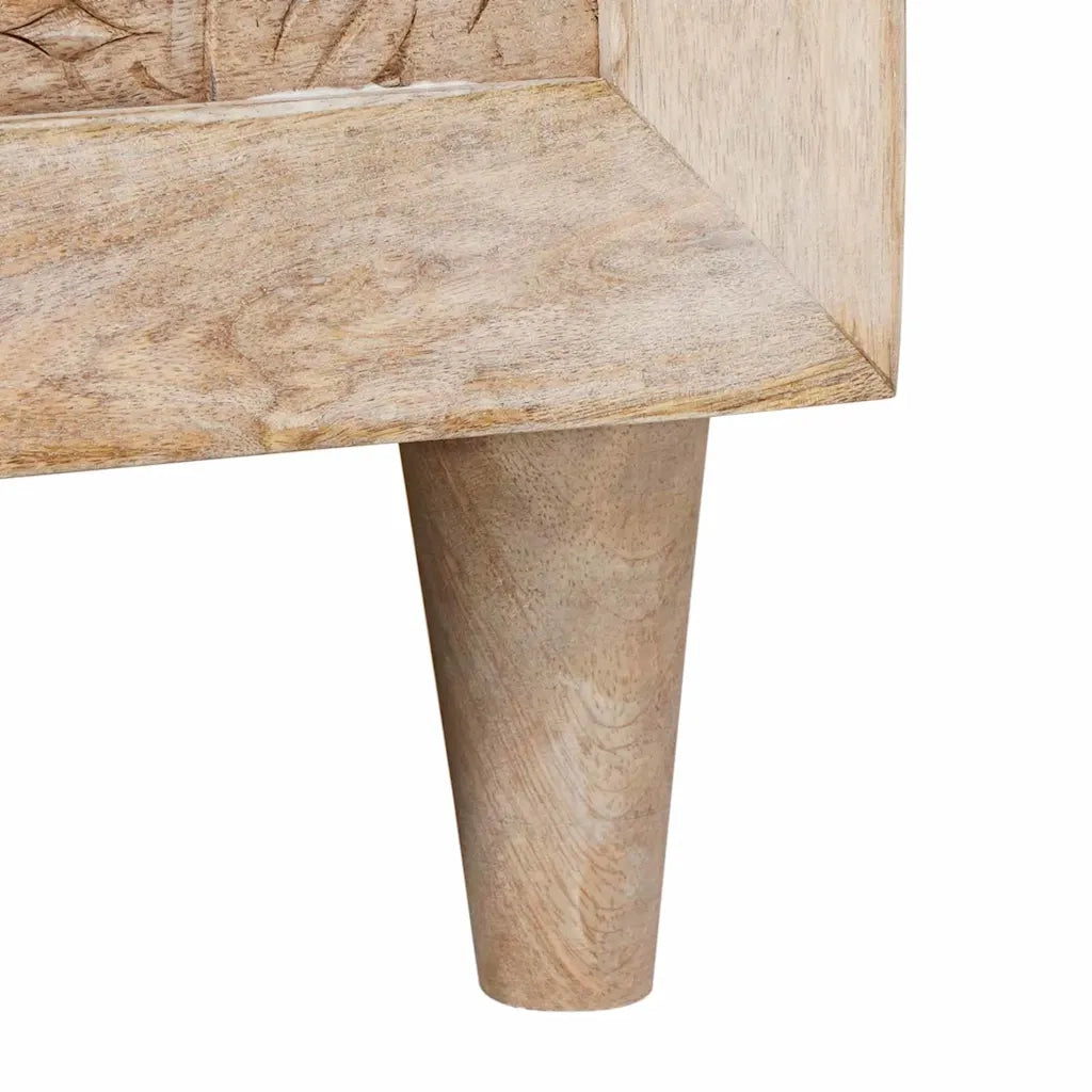vidaXL Tavolino da salotto con archiviazione Beige 80 x 50 x 40 cm