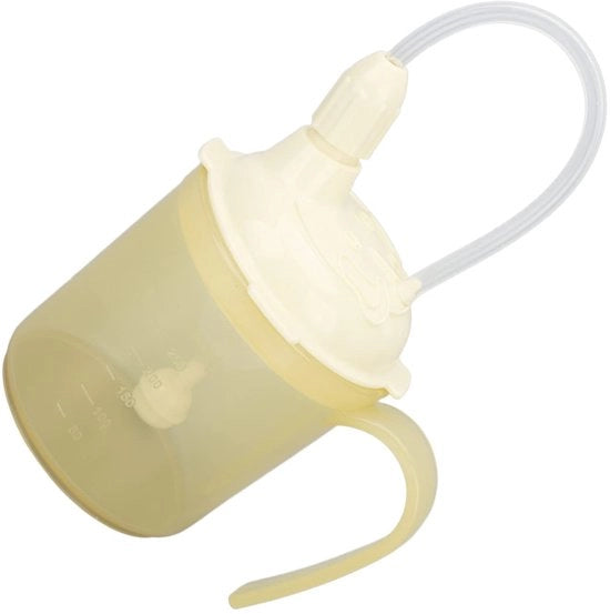 Tazza per bambini 300ml - Tazza per bevande con cannuccia - Tazza riutilizzabile - Resistente al calore fino a 100℃ - Facile da pulire - Adatta per bambini e anziani