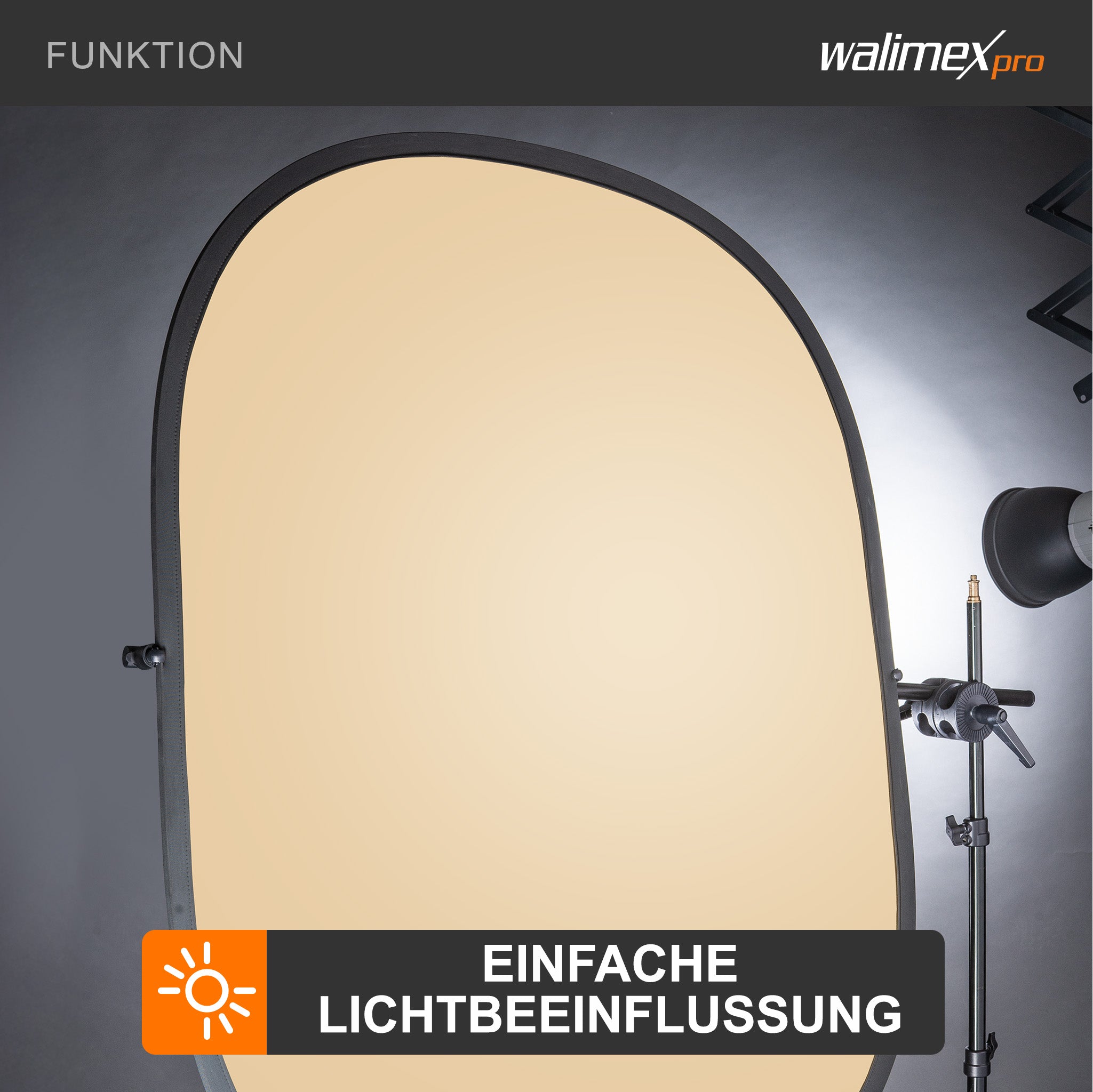 Walimex supporto per riflettore, 10-168cm