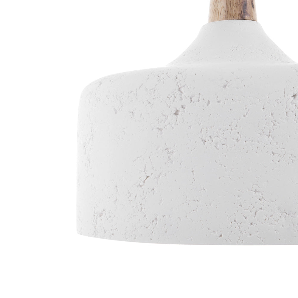 Lampada a Sospensione lampadario stile moderno in Gesso Bianco