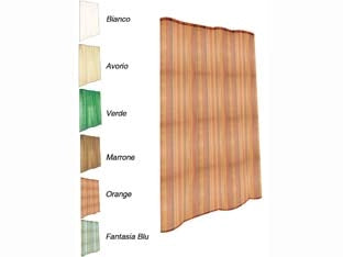 TENDA ZANZARIERA PER PORTA- - cm.140x240h. verde - 2 pezzi