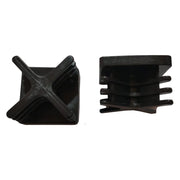 PUNTALE QUADRO ALETTATO mm 15 x 15- 100 pezzi  - Senza Marca