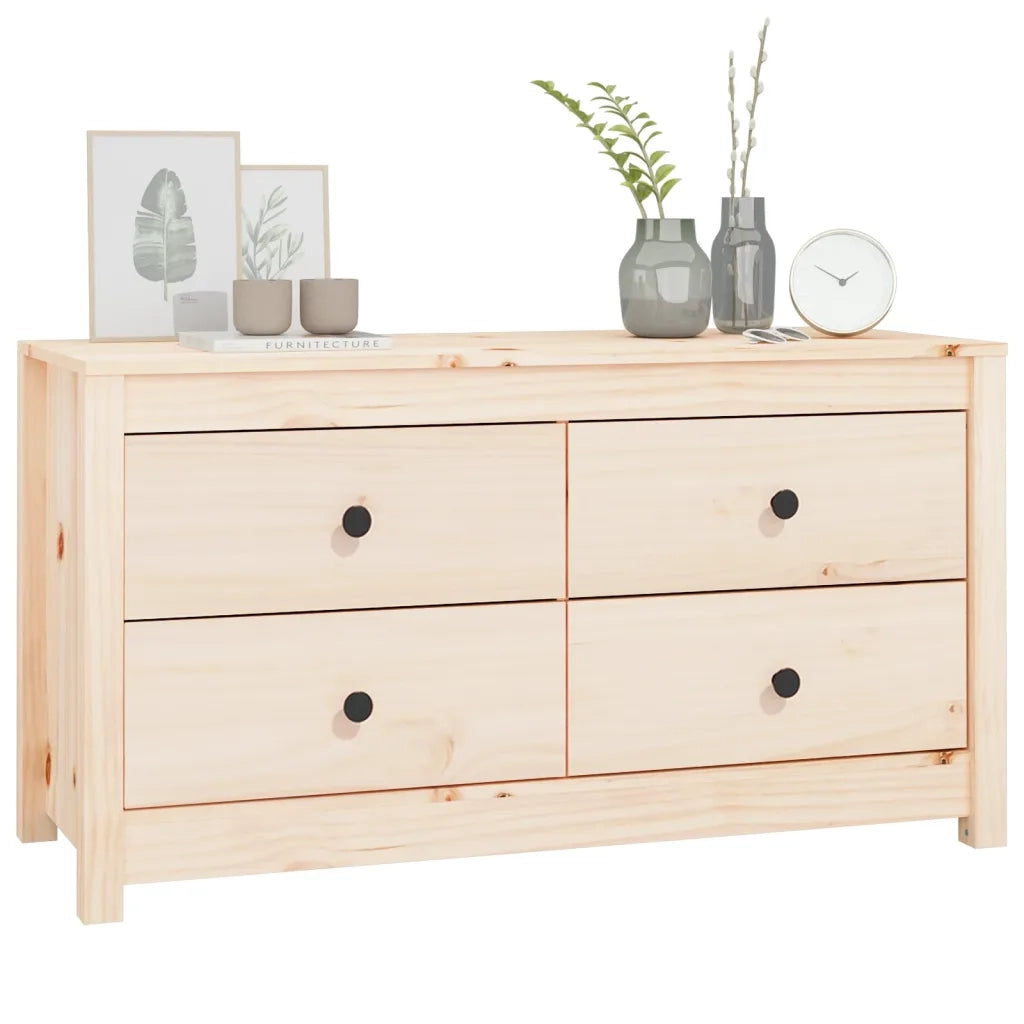 Armadietto 100x40x54 cm in Legno Massello di Pino CFW9281326