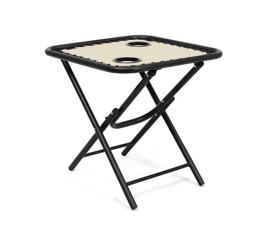 Sedia A Gravità Zero Gravity Sdraio Reclinabile Pieghevole Con Poggiatesta Set Beige1