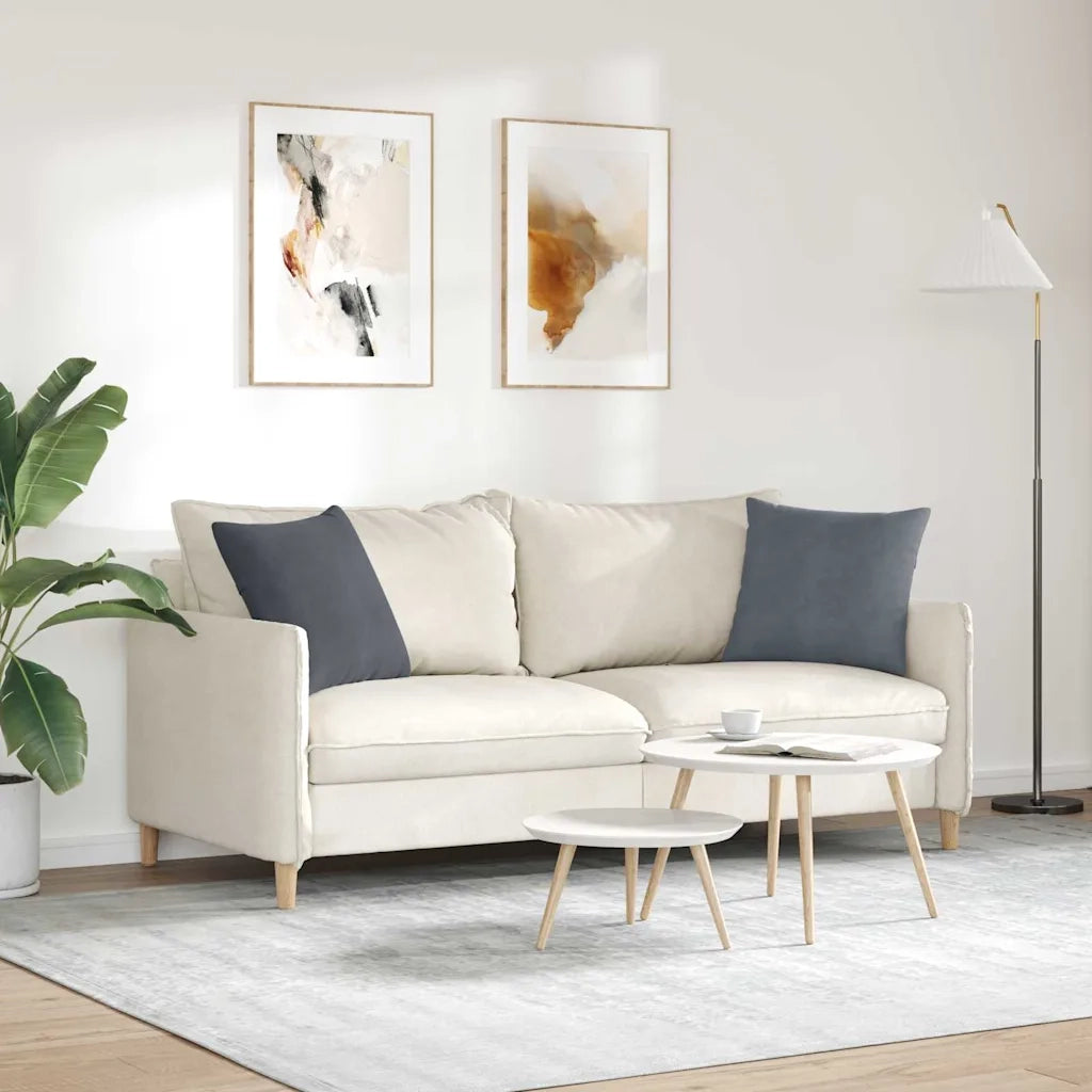 Cuscini da Divano 2 pz | Cuscini per sedie Grigio scuro 45 x 45 cm