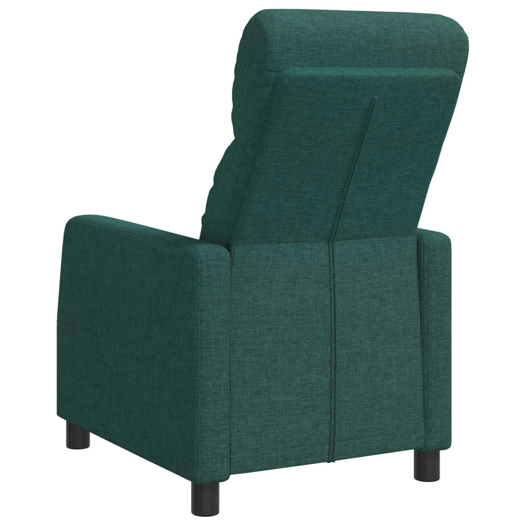 Divano Sedia-Poltrona reclinabile Verde Scuro Tessuto 675367