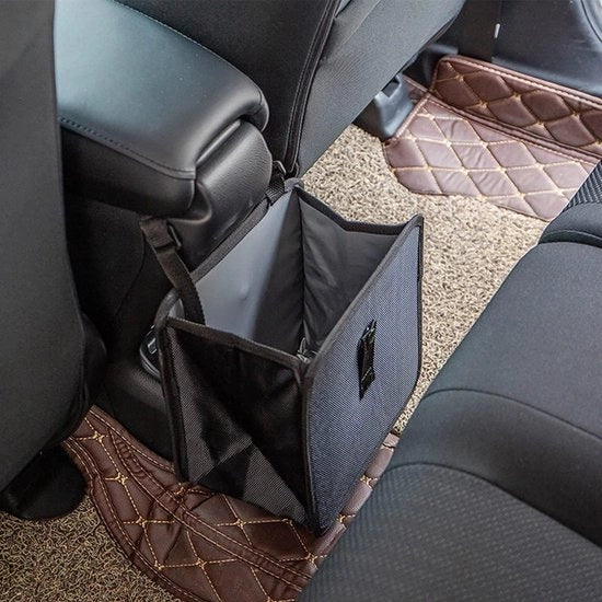 Bacetto per auto multifunzionale, portatile, impermeabile, pieghevole, con tessuto Oxford, accessori interni per SUV e furgoni, dimensioni 27,5x14,5x27,5CM