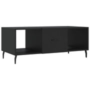 Tavolino da salotto | Tavolino da caff¨¨ | Tavolino da Soggiorno Nero 102x50x40 cm in Legno Multistrato