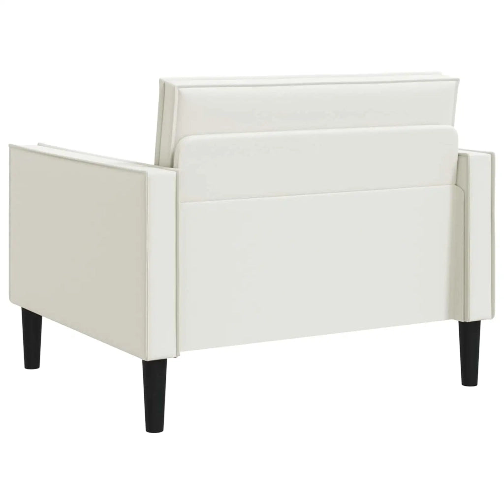 Poltrona XL Bianco Similpelle 42043525