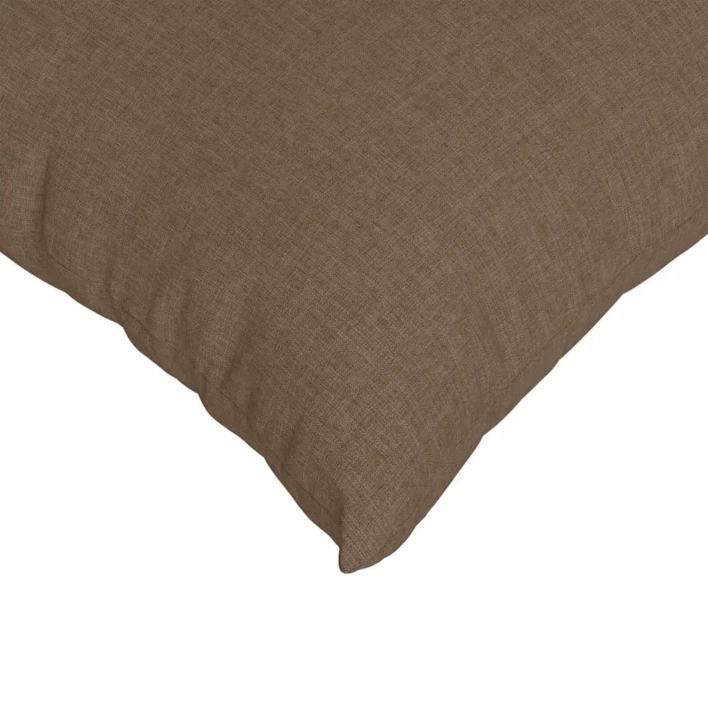 Cuscini da Divano 2 pz | Cuscini per sedie Marrone 60 x 60 cm Tessuto